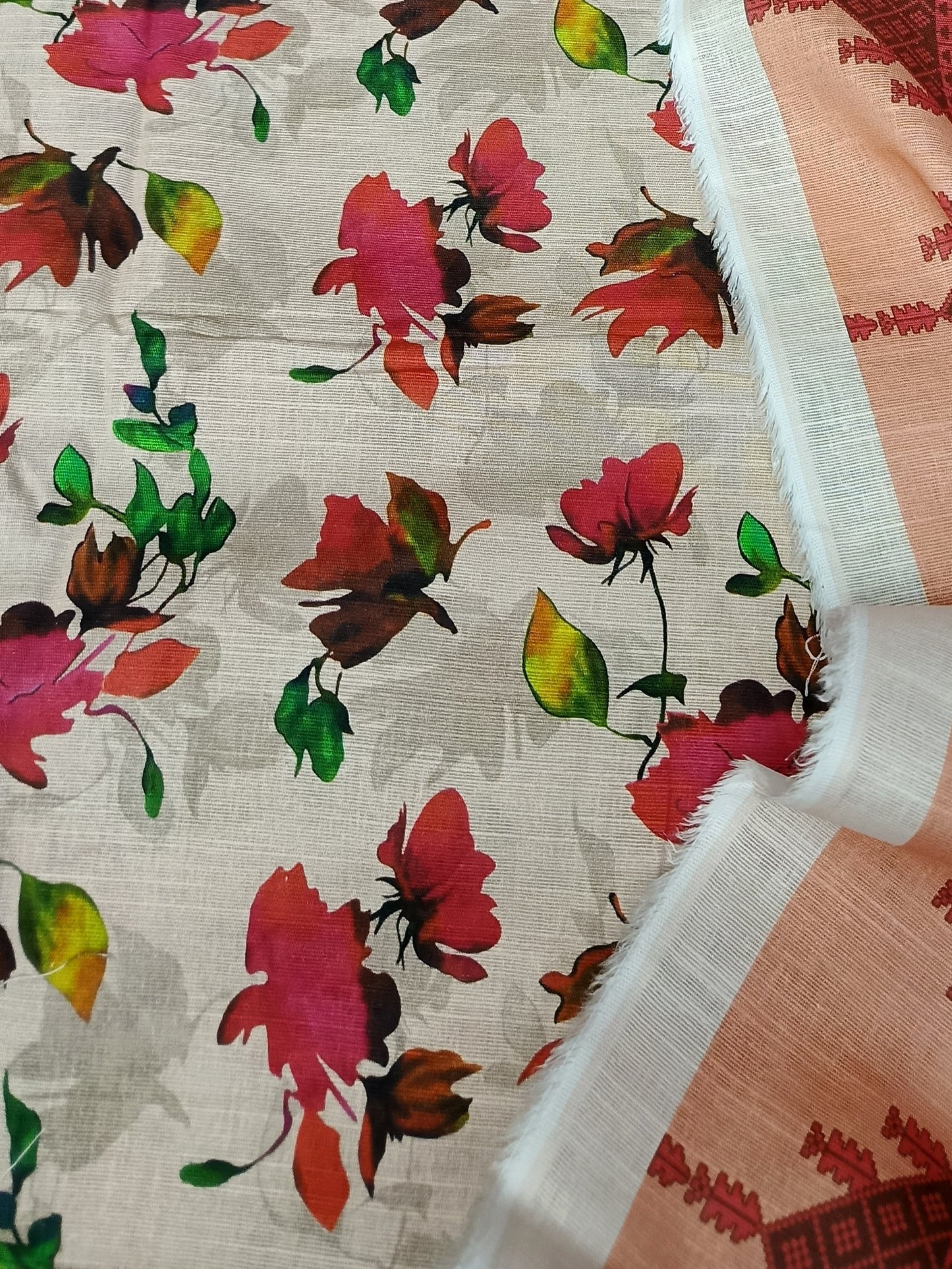 Unstitched - Khaddar 3pc Printed Suit