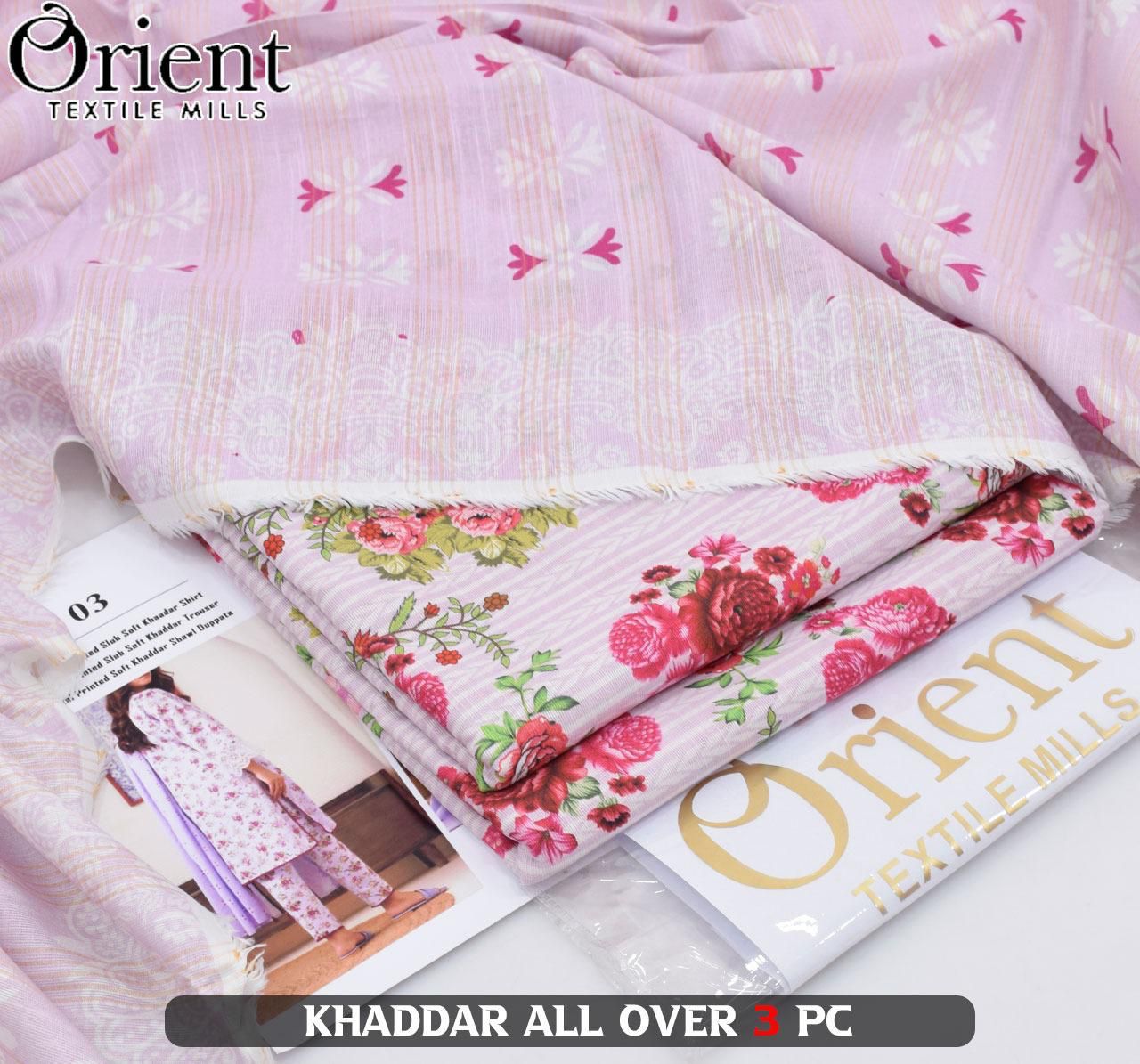 Unstitched - Khaddar 3pc Printed Suit