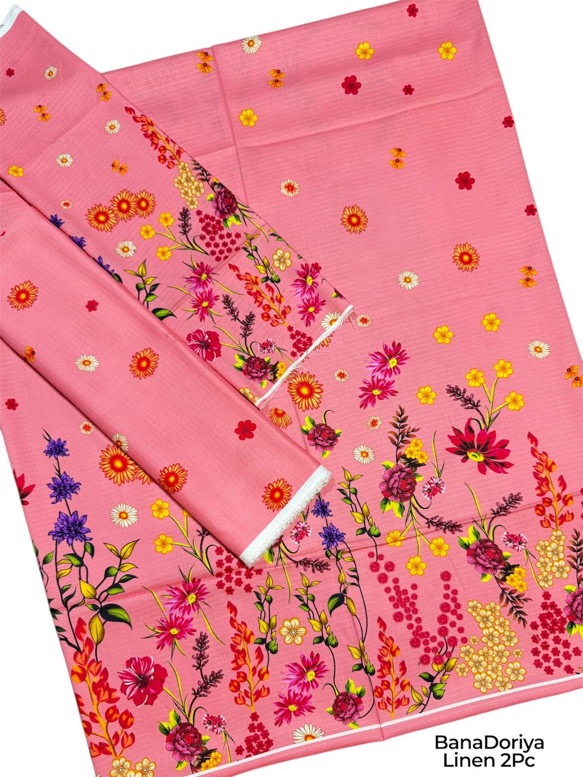 Unstitched - Doriya Linen 2pc Printed Suit