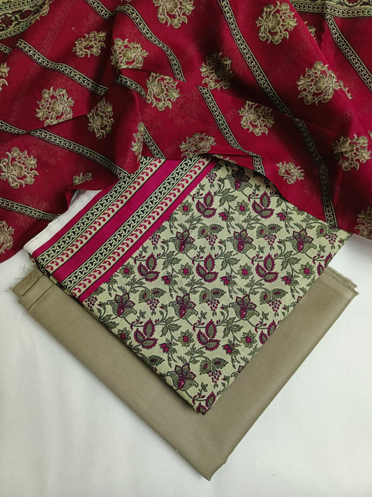 Unstitched - Lawn 3pc Printed Suit