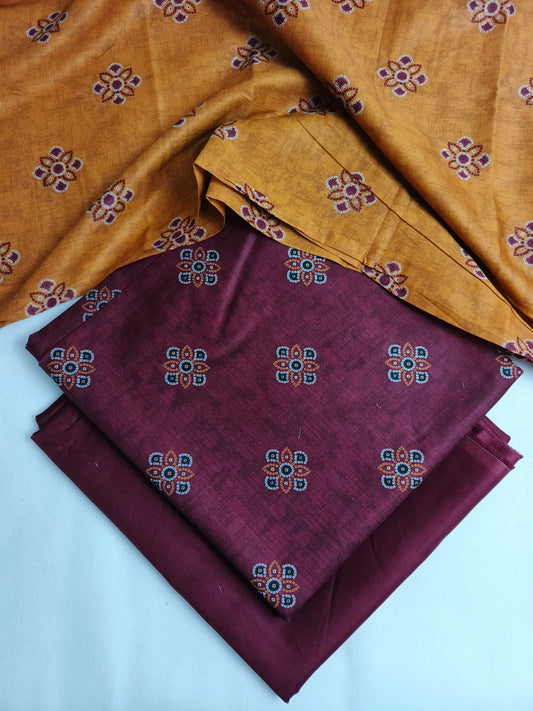 Unstitched - Lawn 3pc Printed Suit
