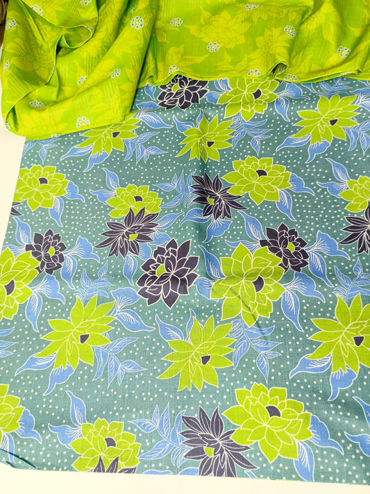 Unstitched - Khaddar 3pc Printed Suit