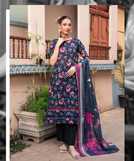 Unstitched - Lawn 3pc Printed Suit