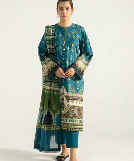 Unstitched - Lawn 3pc Printed Suit