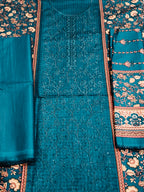 Unstitched - Khaddar 3pc Embroidered Suit