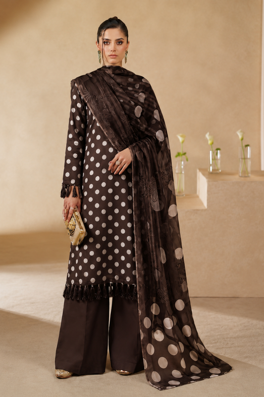 ZEYORAH - Unstitched - Lawn 3pc Printed Suit