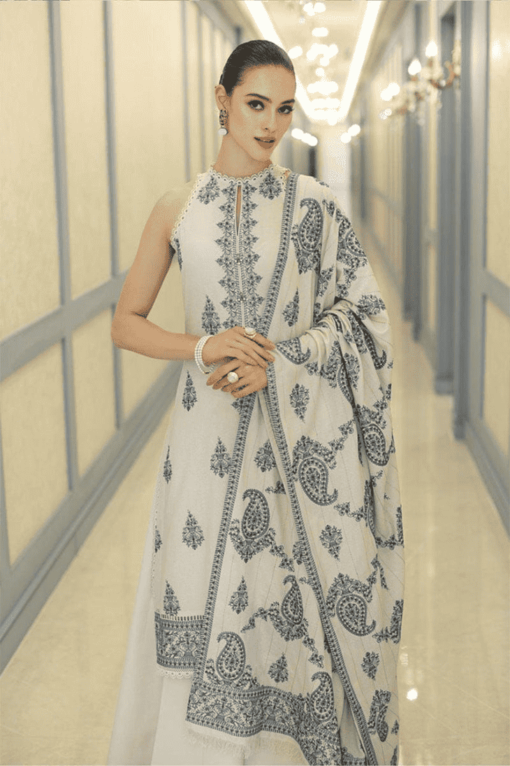 Bareeze - Premium Unstitched - Embroidered Lawn 3pc Suit