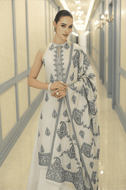 Bareeze - Premium Unstitched - Embroidered Lawn 3pc Suit