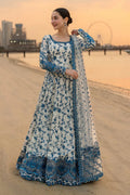 Faiza Saqlain Heavy Embroidered Unstitched Lawn 3pc Suit
