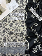 Unstitched - Khaddar 3pc Printed Suit