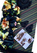 Unstitched - Pure Silk 3pc Printed Suit
