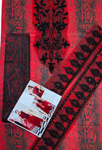 Unstitched - Pure Silk 3pc Printed Suit