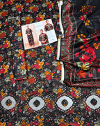 Unstitched - Linen 3pc Embroidered Suit