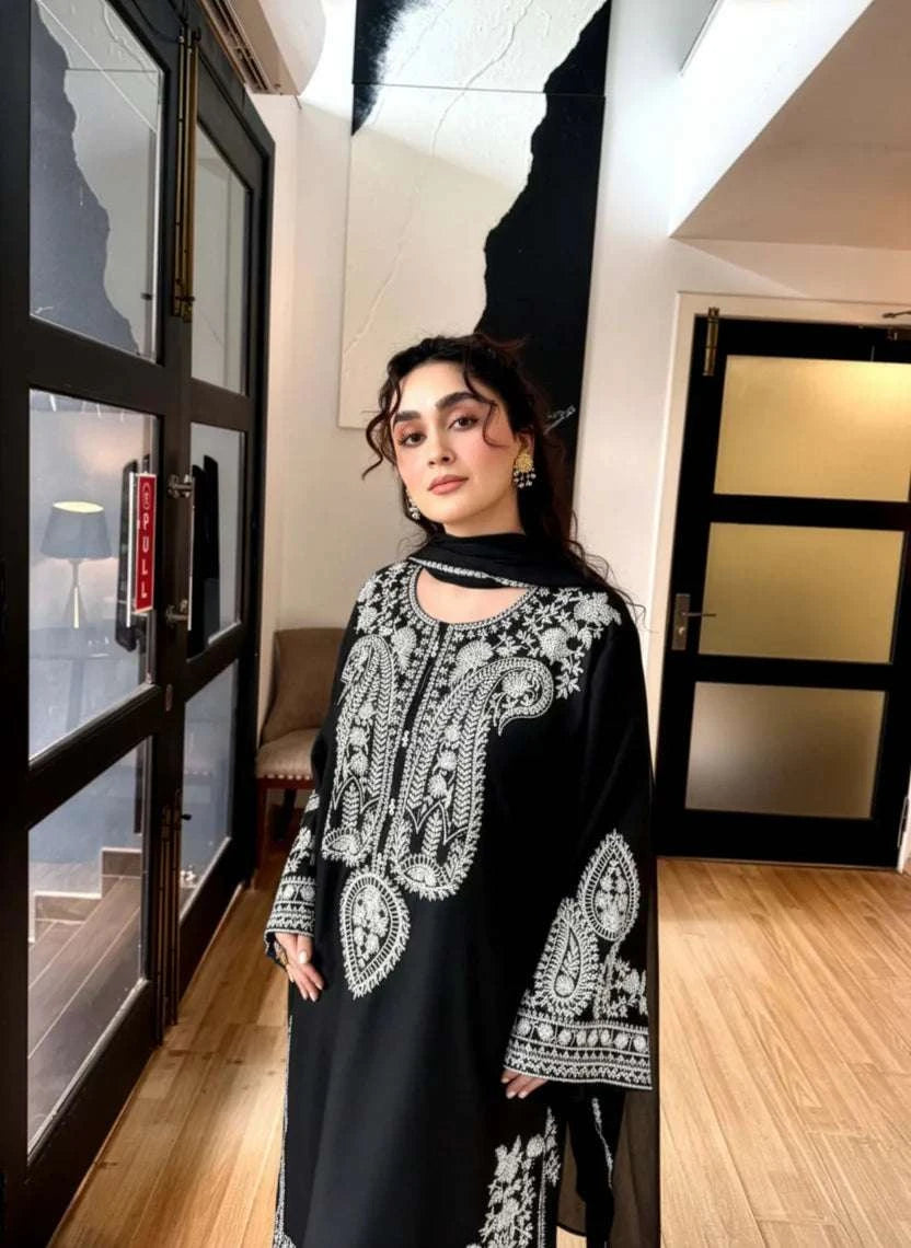 Adan Libas - Premium Unstitched - Embroidered Lawn 3pc Suit