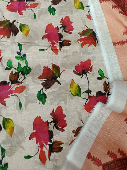 Unstitched - Khaddar 3pc Printed Suit