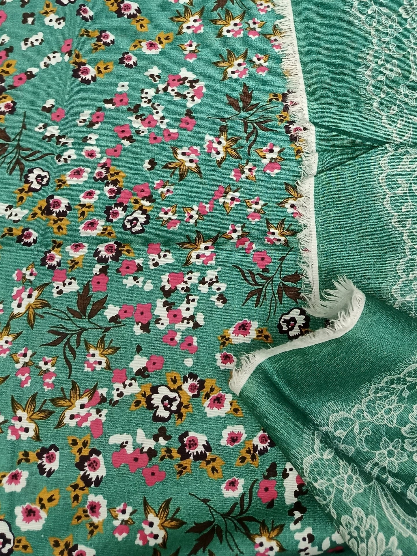 Unstitched - Khaddar 3pc Printed Suit