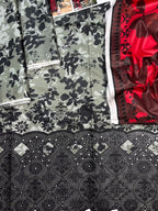 Unstitched - Linen 3pc Embroidered Suit