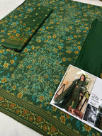 Unstitched - Dhanak 3pc Embroidered Suit