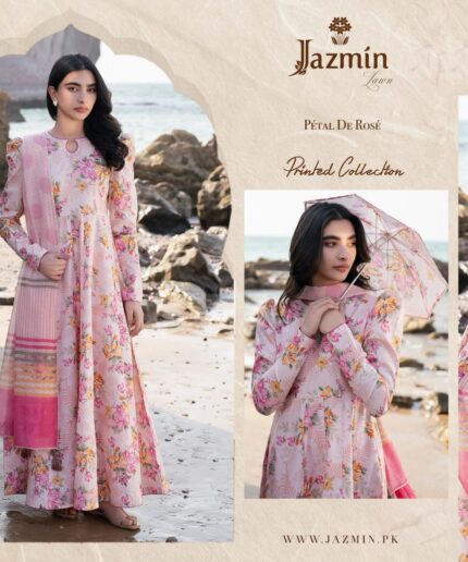 Unstitched - Lawn 3pc Printed Suit