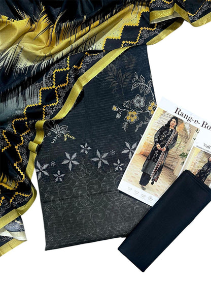 Unstitched - Lawn 3pc Printed Suit