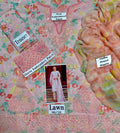 Premium Unstitched - Lawn 3pc Embroidered Suit