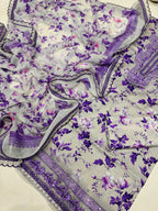 Premium Unstitched - Lawn 3pc Embroidered Suit