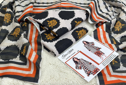 Unstitched - Khaddar 3pc Printed Suit