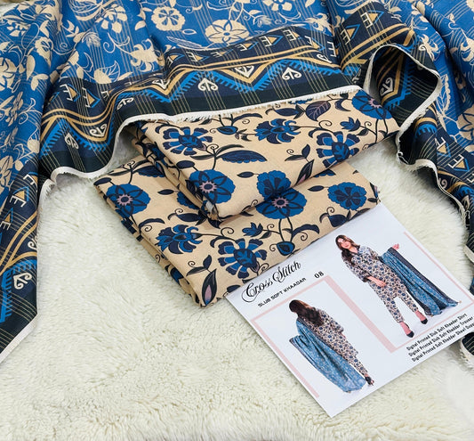 Unstitched - Khaddar 3pc Printed Suit