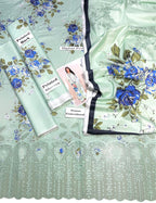 Unstitched - Linen 3pc Embroidered Suit