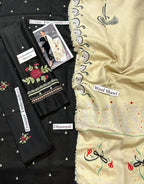 Unstitched - Dhanak 3pc Embroidered Suit