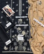 Unstitched - Dhanak 3pc Embroidered Suit