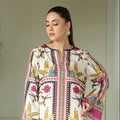 Unstitched - Silk 3pc Printed Suit