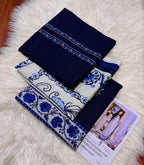 Unstitched - Doriya Viscous 3pc Printed Suit