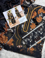 Unstitched - Doriya Linen 3pc Embroidered Suit