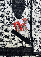 Unstitched - Linen 3pc Embroidered Suit