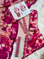 Unstitched - Doriya Linen 3pc Embroidered Suit