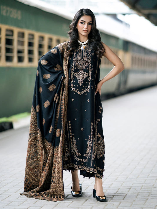 Unstitched - Dhanak 3pc Embroidered Suit