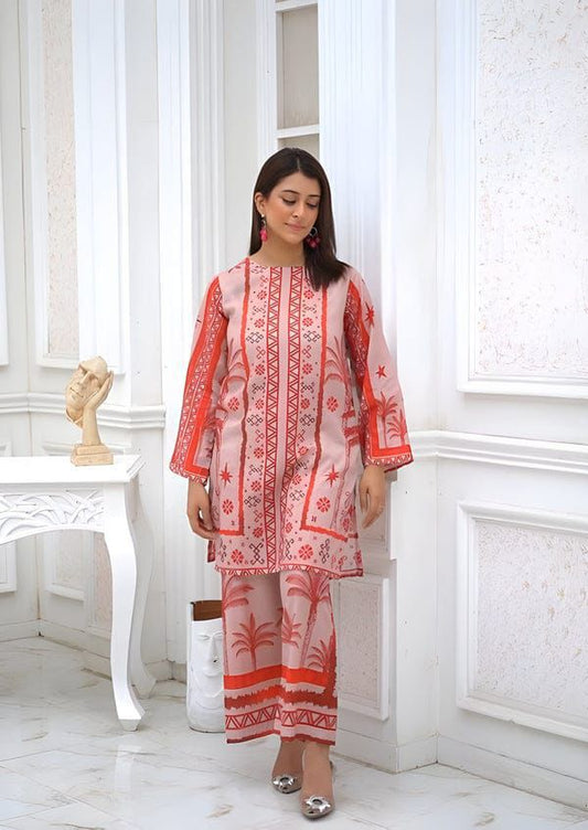 Unstitched - Doriya Linen 2pc Printed Suit