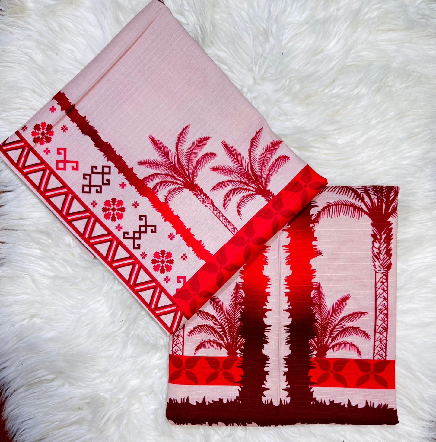 Unstitched - Doriya Linen 2pc Printed Suit