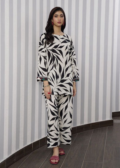 Unstitched - Doriya Linen 2pc Printed Suit