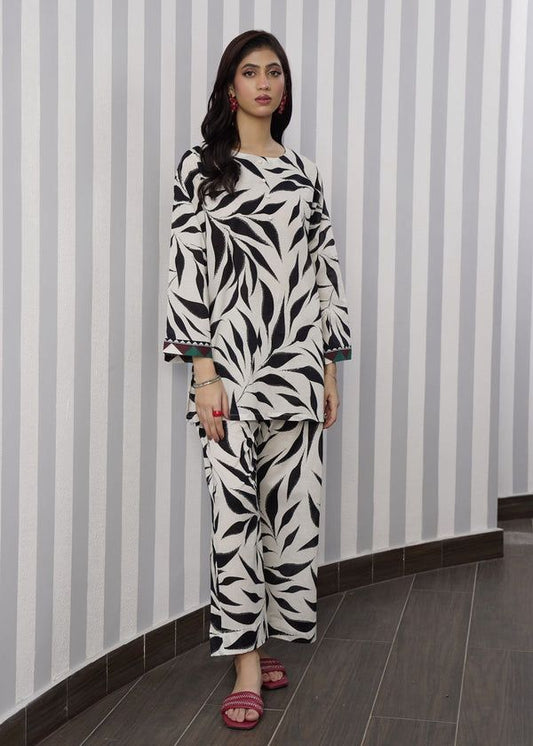 Unstitched - Doriya Linen 2pc Printed Suit