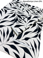 Unstitched - Doriya Linen 2pc Printed Suit