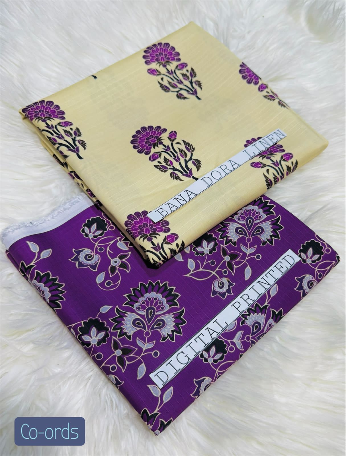 Unstitched - Doriya Linen 2pc Printed Suit