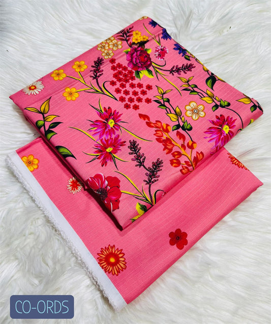 Unstitched - Doriya Linen 2pc Printed Suit