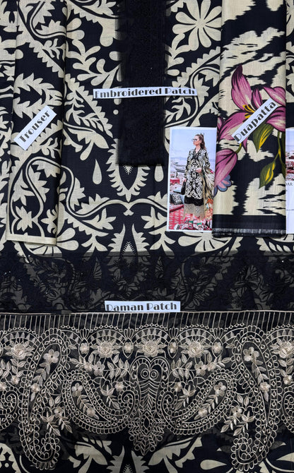 Unstitched - Khaddar 3pc Printed Suit