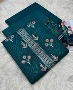 Unstitched - Dhanak 3pc Embroidered Suit