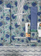 Unstitched - Dhanak 3pc Embroidered Suit