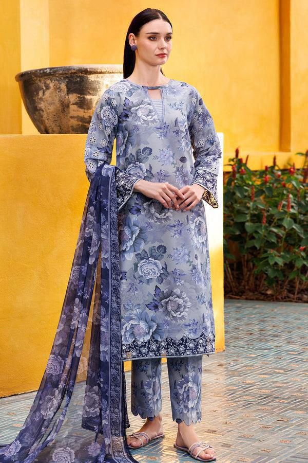 Unstitched - Khaddar 3pc Printed Suit