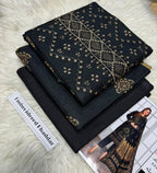 Unstitched - Khaddar 3pc Embroidered Suit