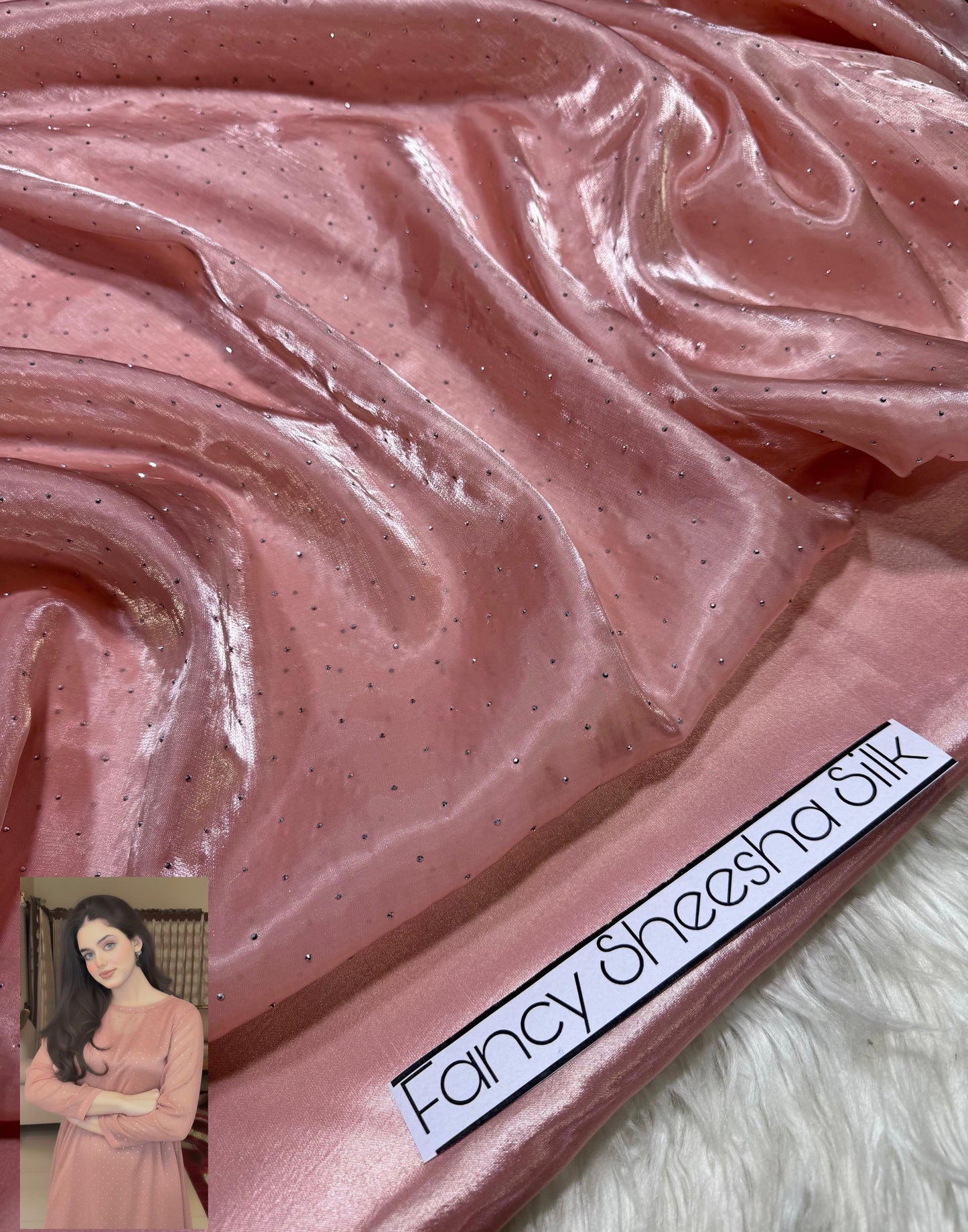 Unstitched Sheesha Silk 2pc SL-50